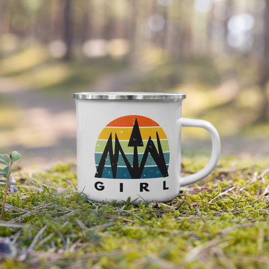 Mtn Girl - Enamel Mug