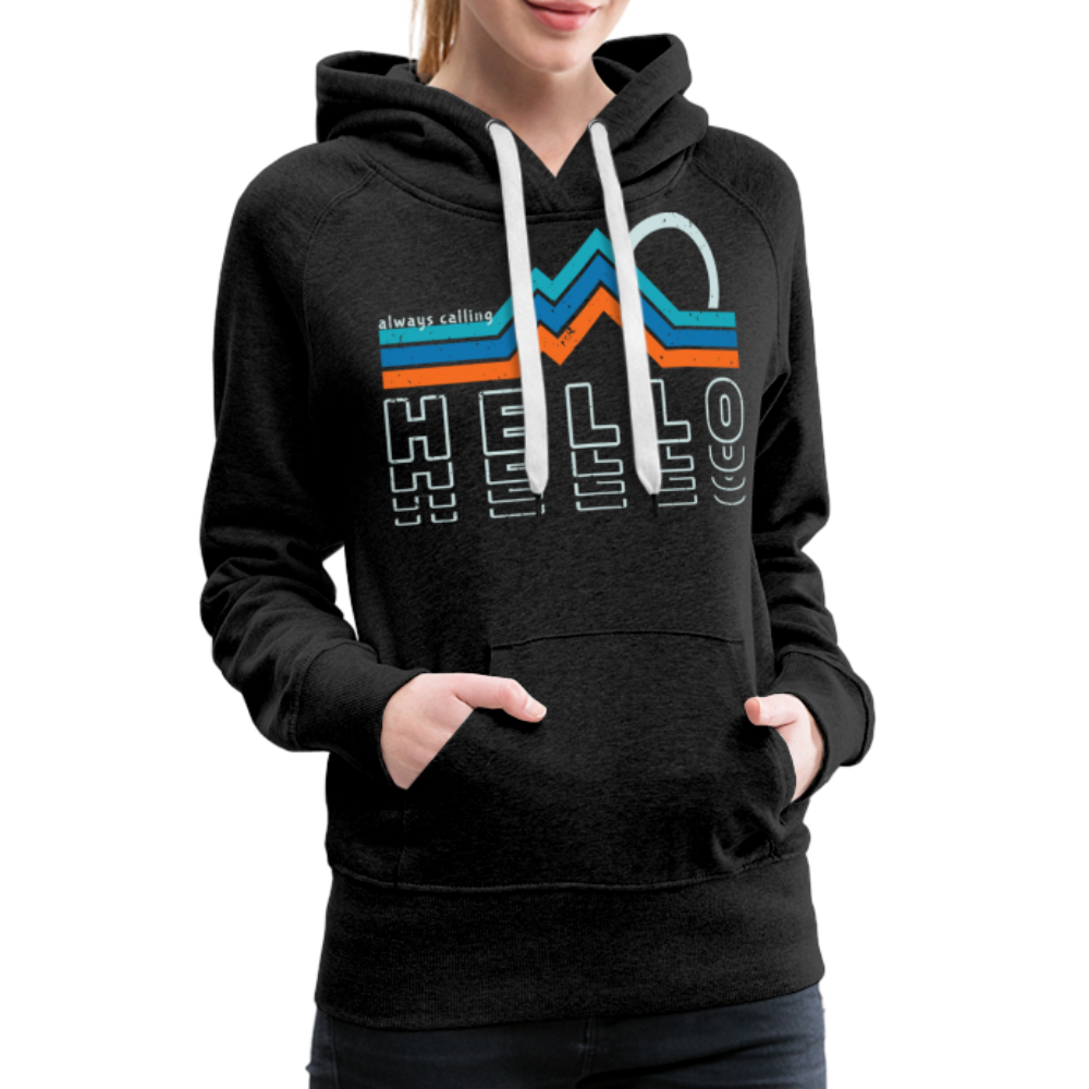 Women’s Premium Hoodie - charcoal grey