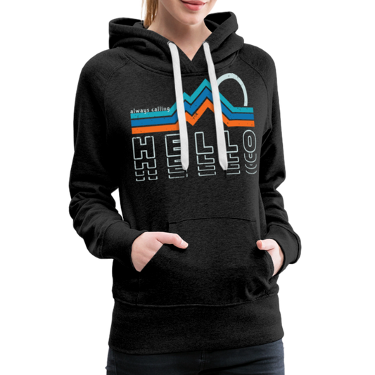 Women’s Premium Hoodie - charcoal grey