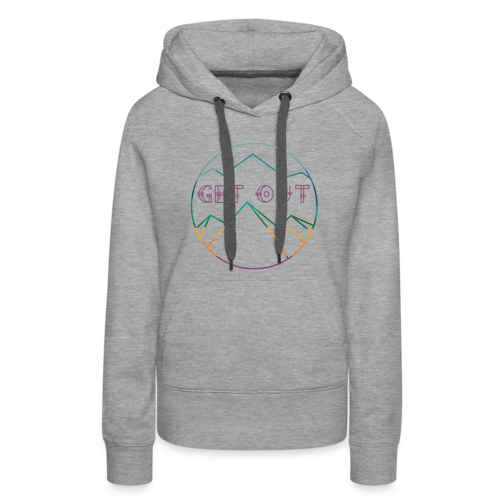 Get Out - Hoodie - heather grey