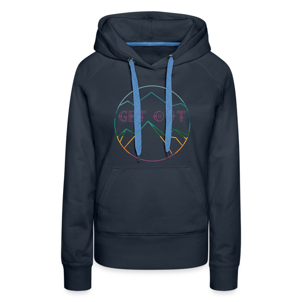 Get Out - Hoodie - navy