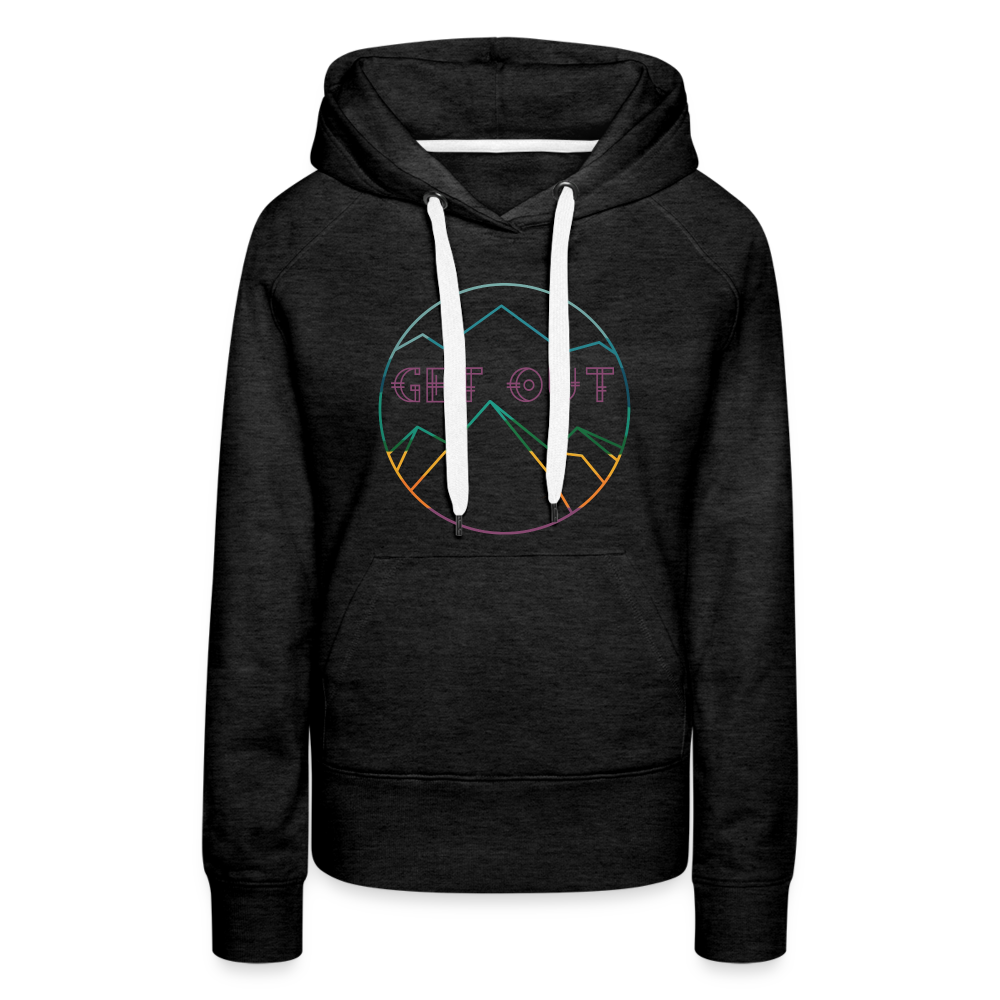 Get Out - Hoodie - charcoal grey