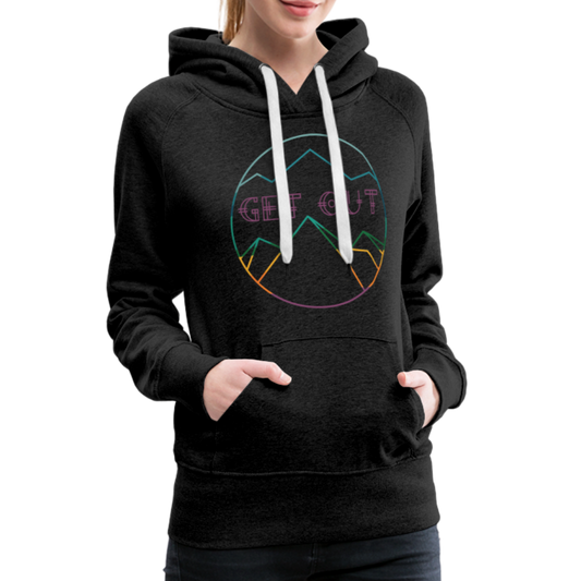 Get Out - Hoodie - charcoal grey