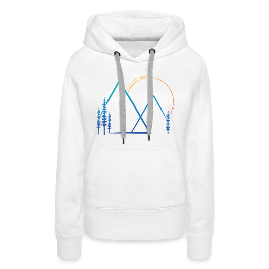 Mountain Sunset - Hoodie - white
