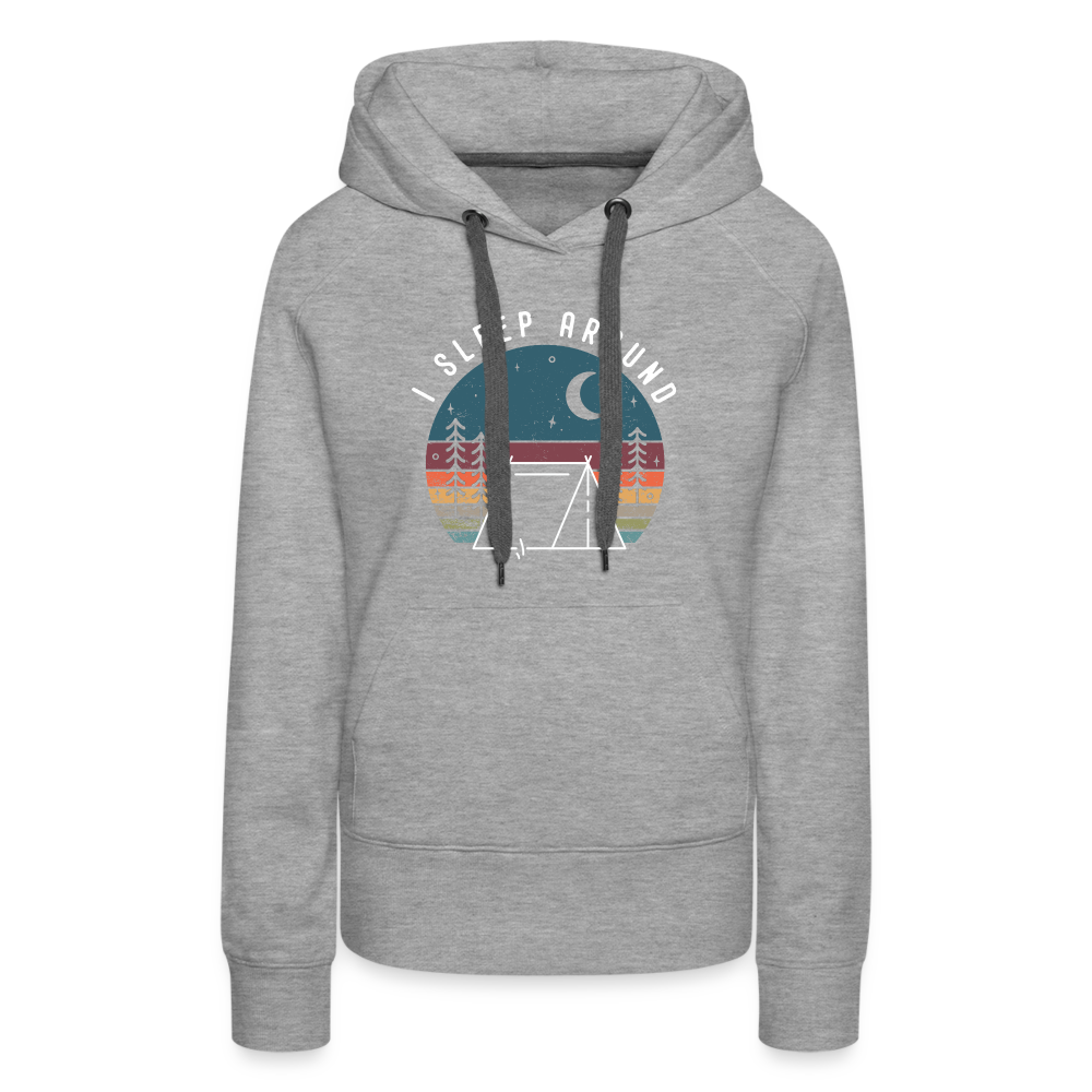 I Sleep Around - Hoodie - heather grey