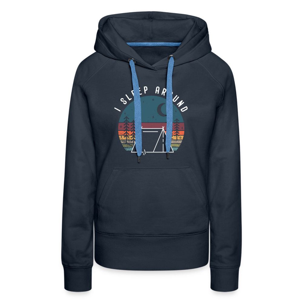 I Sleep Around - Hoodie - navy