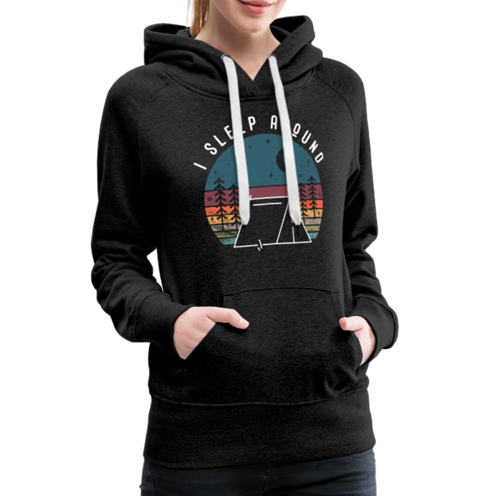 I Sleep Around - Hoodie - charcoal grey