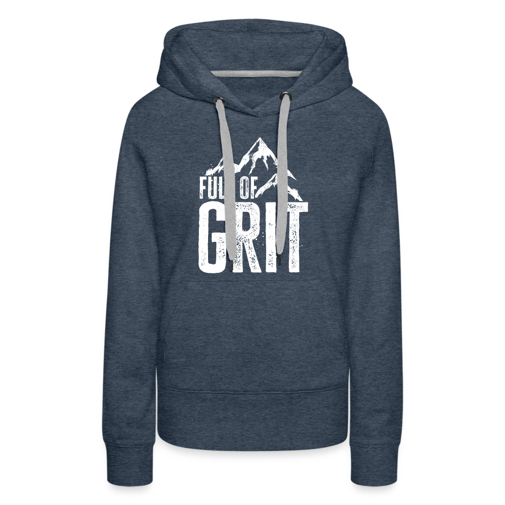 Full of Grit - Hoodie - heather denim