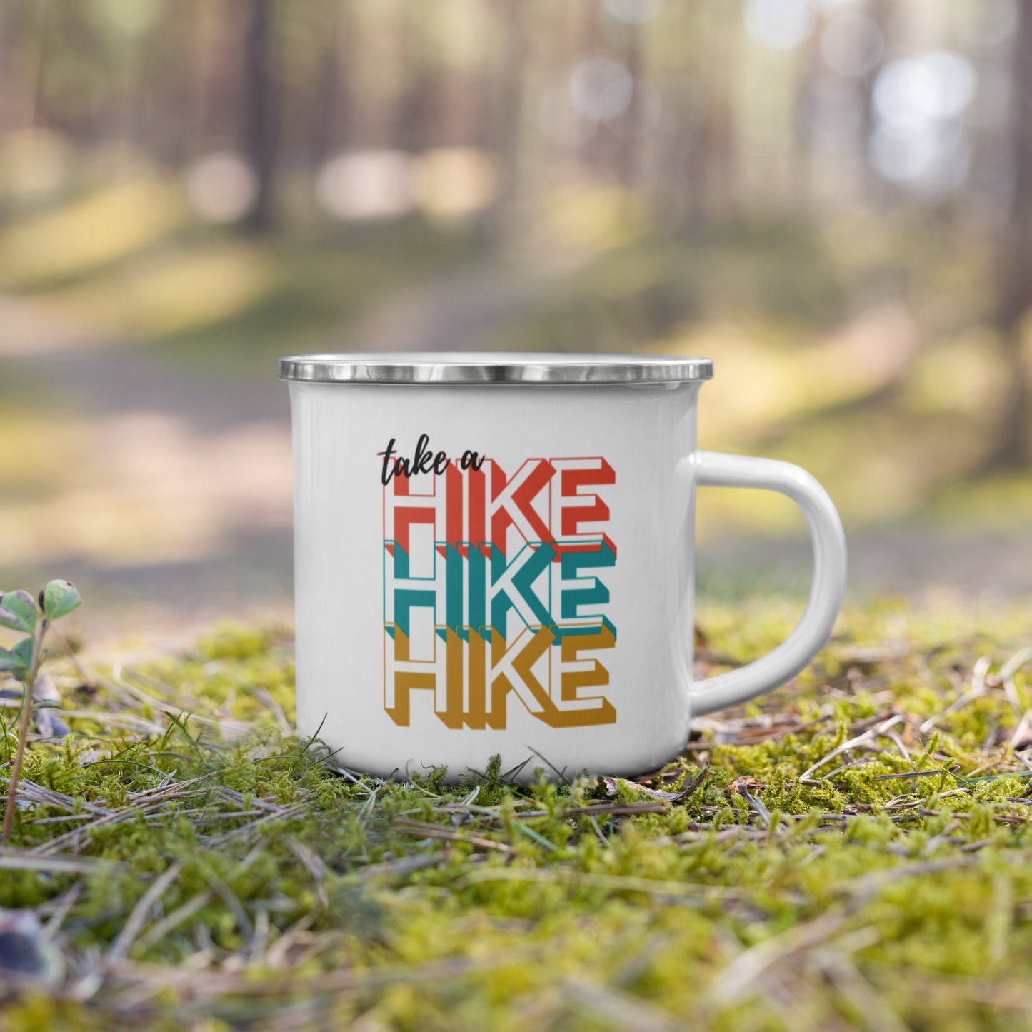Take a Hike - Enamel Mug