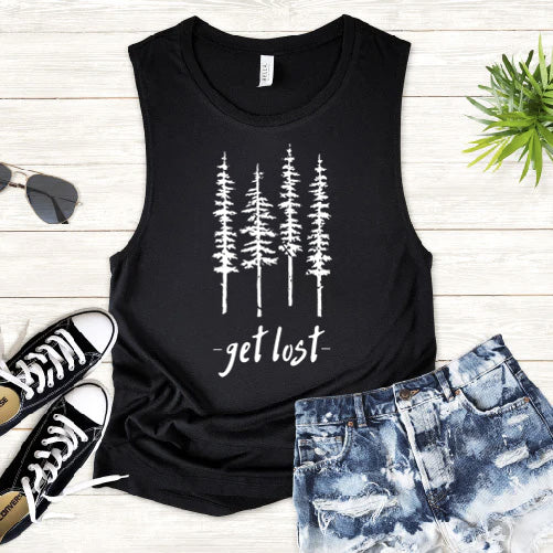 Get Lost - Women's Muscle Tank