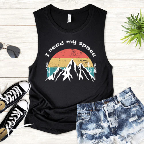 I Need My Space - Women's Muscle Tank