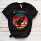 Let's Rock It black unisex rocket shirt unisex tee