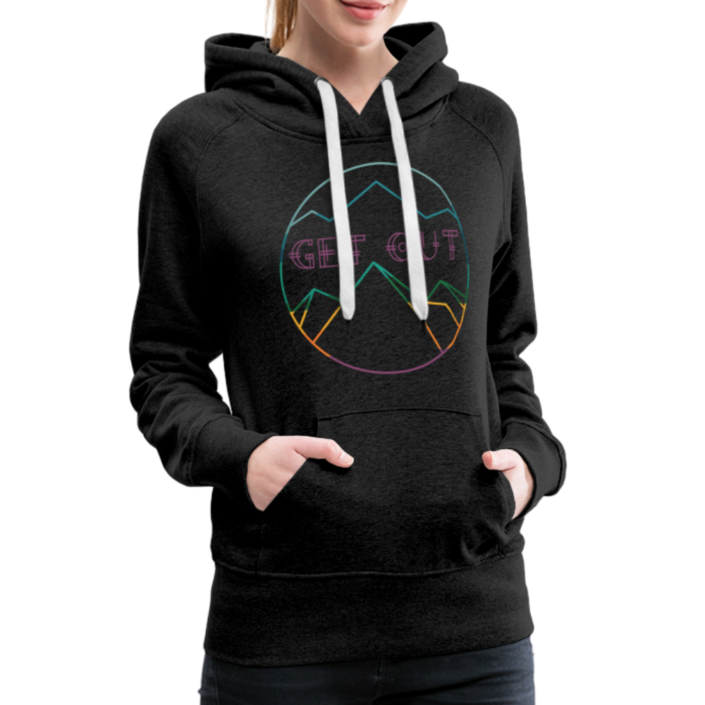 Get Out - Hoodie - charcoal grey