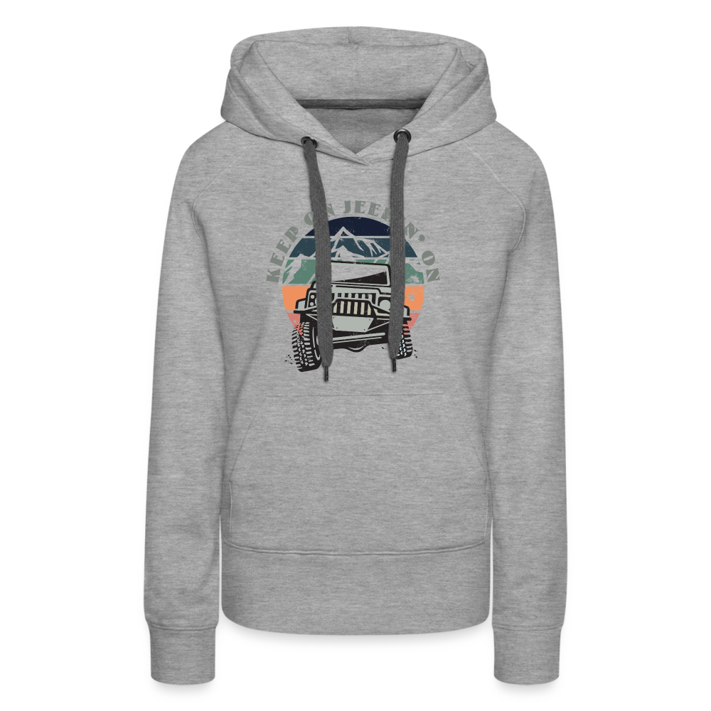 Keep on Jeepin' On - Hoodie - heather grey