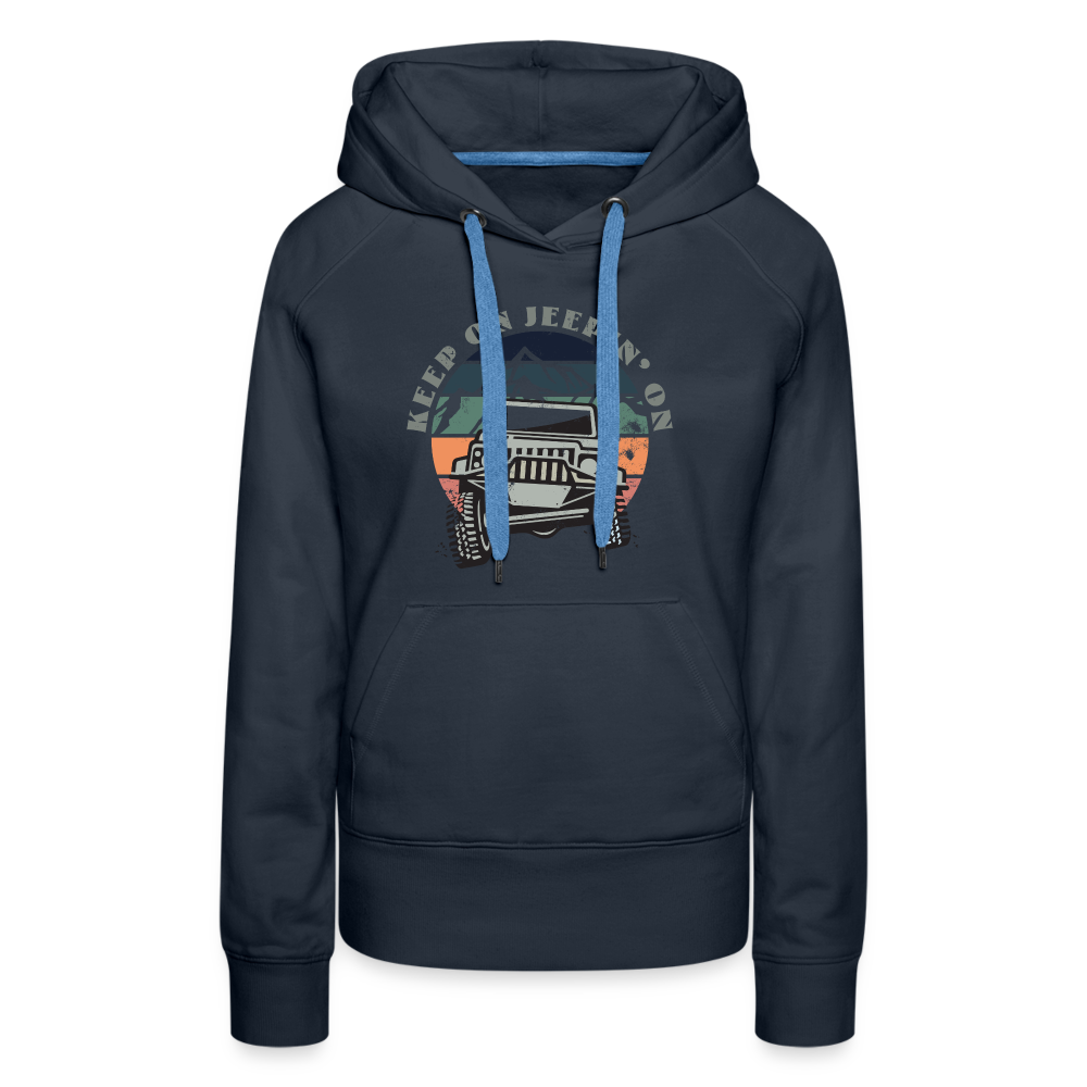 Keep on Jeepin' On - Hoodie - navy