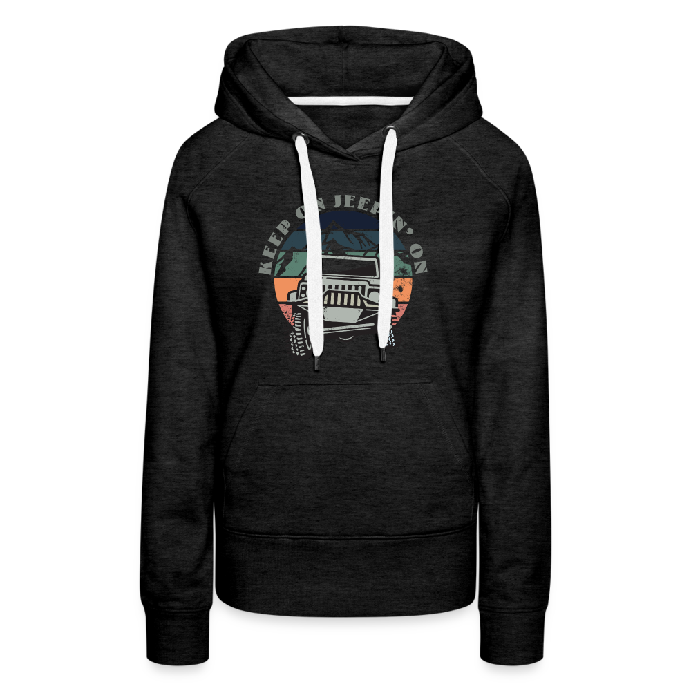 Keep on Jeepin' On - Hoodie - charcoal grey