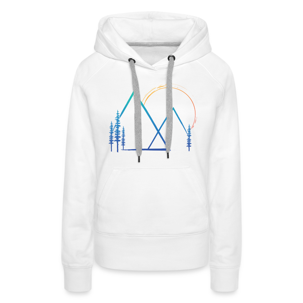 Mountain Sunset - Hoodie - white