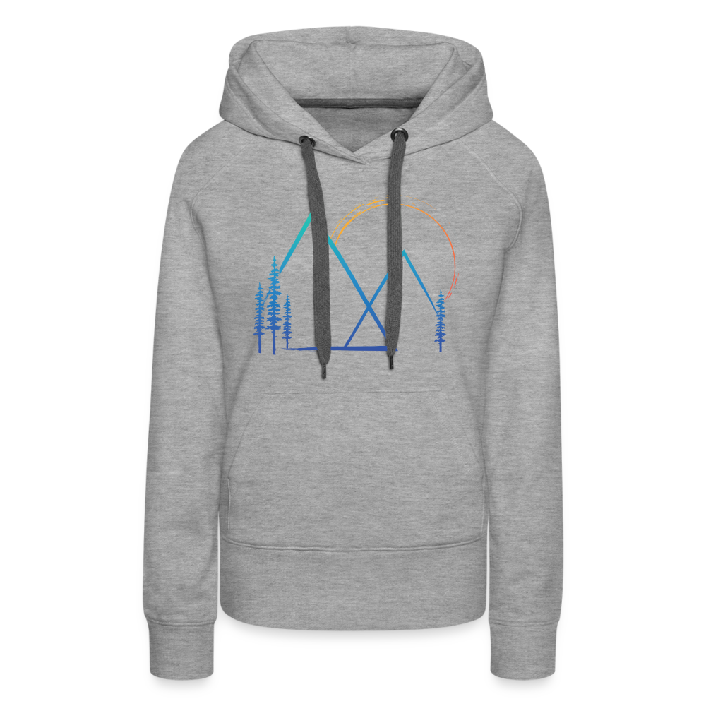 Mountain Sunset - Hoodie - heather grey