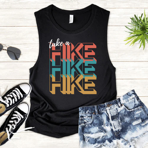 Take a Hike - Women's Muscle Tank